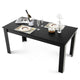 Giantex 160 CM Rectangular Dining Table with Sturdy Legs