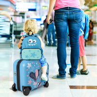 2 Pieces Kid Luggage Set with Spinner Wheels