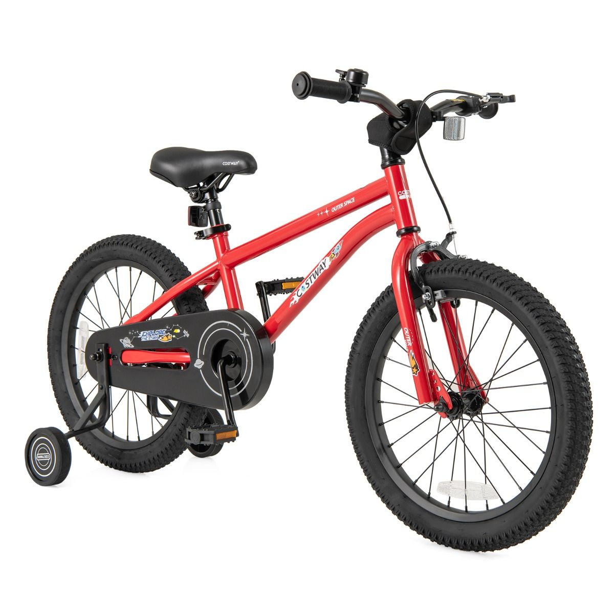 Kids Bike for 4-7 Years Old Sport Bicycle Adjustable with Training Wheels