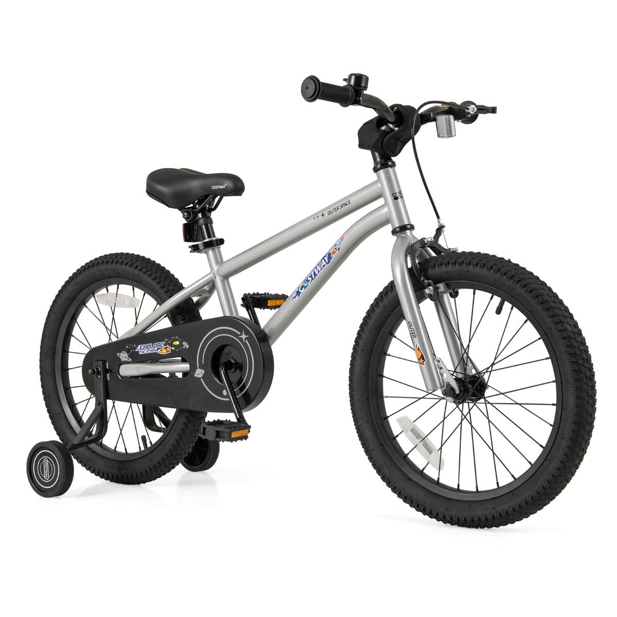 Kids Bike for 4-7 Years Old Sport Bicycle Adjustable with Training Wheels