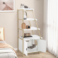 Large Cat Litter Box Enclosure with Storage 2-in-1 Hidden Cat Washroom