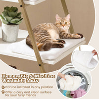 Large Cat Litter Box Enclosure with Storage 2-in-1 Hidden Cat Washroom