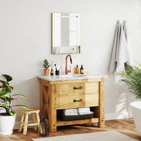 LED Bathroom Mirror with Anti-Fog Function and Adjustable Brightness