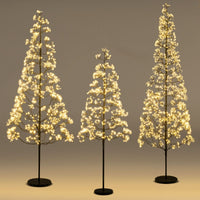 1.5M Lighted Alpine Tree with 1000 Warm LED Lights and Weighted Base