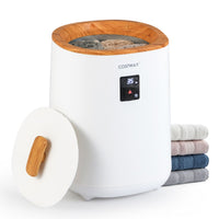 Luxury Towel Warmer Bucket with Auto Shutoff and One Button Start