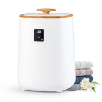 Luxury Towel Warmer Bucket with Auto Shutoff and One Button Start