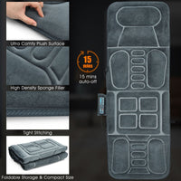 10 Motors Vibrating Massage Mat with Heat