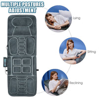 10 Motors Vibrating Massage Mat with Heat