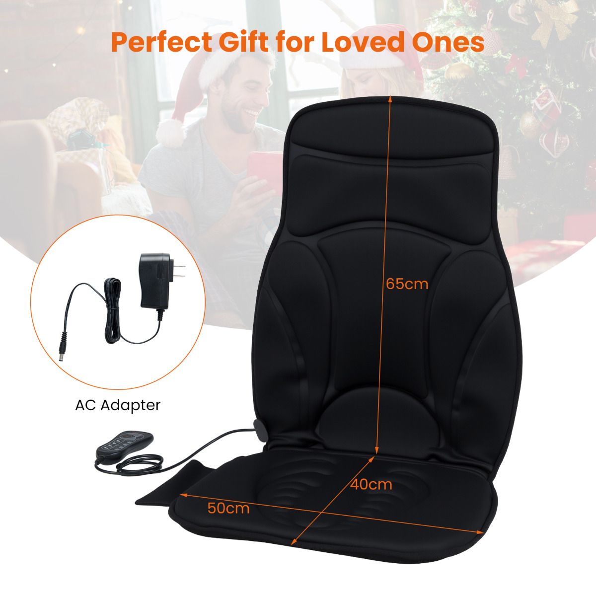 Electric Back Massage Seat Cushion with Heat