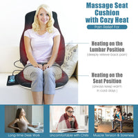 Memory Foam Massage Seat Cushion with Vibration Modes