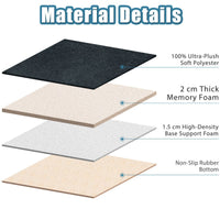 Memory Foam Massage Seat Cushion with Vibration Modes