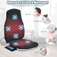 Memory Foam Massage Seat Cushion with Vibration Modes