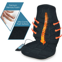 Memory Foam Massage Seat Cushion with Vibration Modes