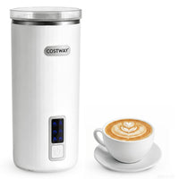6-in-1 Electric Milk Frother Warm and Cold Foam Maker for Home Office