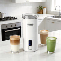 6-in-1 Electric Milk Frother Warm and Cold Foam Maker for Home Office