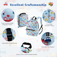 5 Piece Kids Luggage Set with Backpack and Neck Pillow & Name Tag