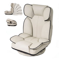360 Degree Swivel Floor Gaming Chair Folding Lazy Lounger Couch