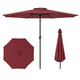 3.6 m Patio Outdoor Market Umbrella With Crank Handle