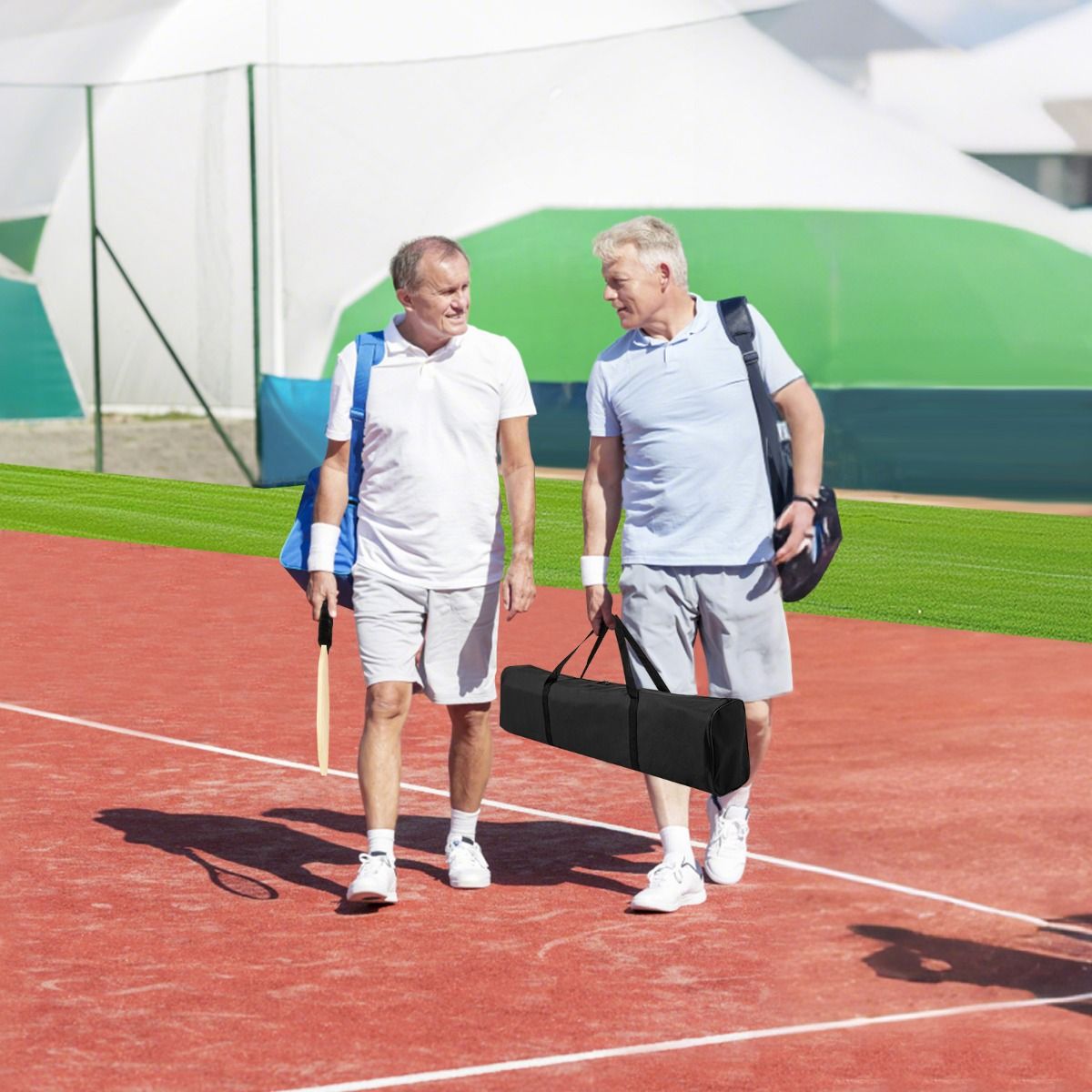 Pickle Ball Net System with Metal Frame and Wear-resistant Net