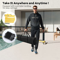 Pickle Ball Net System with Metal Frame and Wear-resistant Net