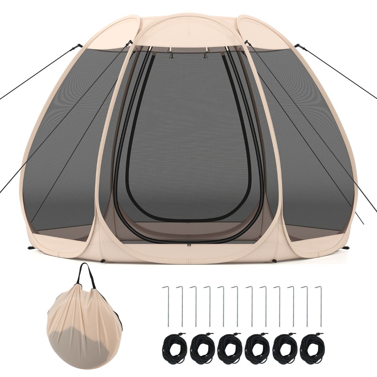 3 X 2.8 M Pop up Mesh Screen House for 4-6 People