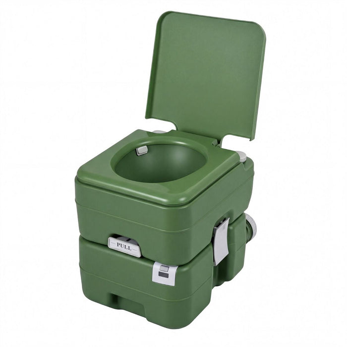 Portable Camping Toilet Porta Potty with Level Indicator