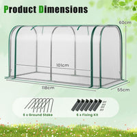 Elevated Wooden Raised Garden Bed with Mini Greenhouse