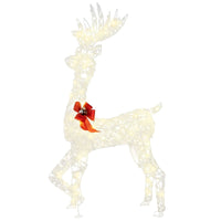 150 CM Pre-Lit Christmas Reindeer with 100 LED Lights for Home