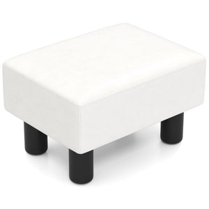 PU Leather Footrest with Storage for Living Room and Bedroom