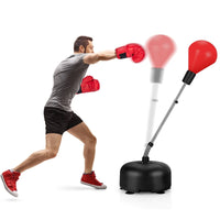 Punching Bag with Stand and 4-Position Adjustable Height Setting
