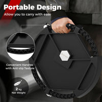 Rolling Caddy Tray with 3 Swivel Casters and 4 Compartments