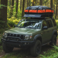 Roof Cargo Basket with 425L Waterproof Bag and 90kg Load for SUV