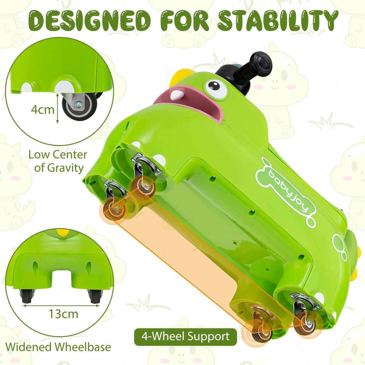 Toddler Walking Sliding Car Foot to Floor Ride on Toy 18+ Months Old
