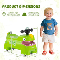 Toddler Walking Sliding Car Foot to Floor Ride on Toy 18+ Months Old