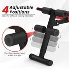 Foldable Adjustable Sit-Up Bench with Crunch Handles Home Gym Exercise Equipment