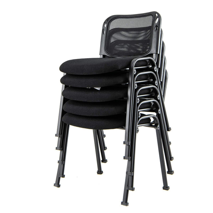 Set of 5 Office Desk Chairs Waiting Room Chair - GiantexAU