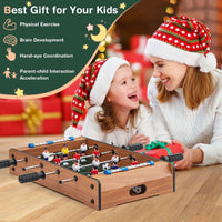 Mini Foosball Table,Compact Indoor Tabletop Game Table, Kid, Adult, Party, Home