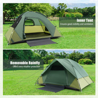 2 Person Camping Tent Waterproof Shelter Portable Outdoor Hiking Backpacking