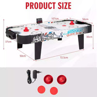 107cm Indoor Portable Air Powered Hockey Table W/LED Scoreboard for Home & Bar