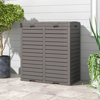 235 L Outdoor Trash Can, Waterproof Double Bucket Waste Bin,Garden, Deck,Kitchen