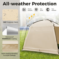 6-Person Waterproof Camping Tent Outdoor Family Hiking Dome Shelter Portable Bag