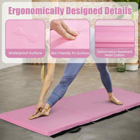 Tri-Fold Tumbling Exercise Mat 180 cm x 60 cm Dance Yoga Gymnastics Trainning