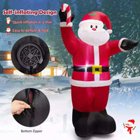 Inflatable Christmas Decoration Santa Claus Blow-up Xmas LED Lights Outdoor