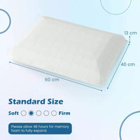 Gel Memory Foam Pillow 3D Cutting Air Flow Cooling Pillows Bed Pillows Set of 2