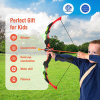 Compound Archery Bow and Arrow Set Toys Gift for Kids Ages 3-12 Shooting Hunting