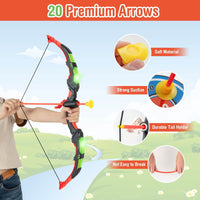 Compound Archery Bow and Arrow Set Toys Gift for Kids Ages 3-12 Shooting Hunting