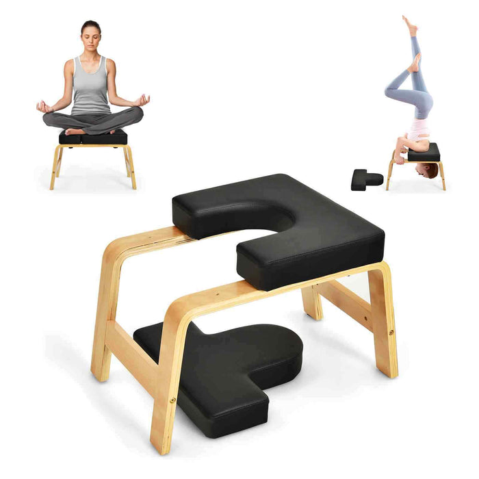 Yoga Headstand Bench, Upside Down Detachable Chair for Balance Training, Home