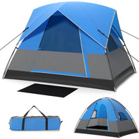 3 Person Outdoor Camping Tent，Waterproof Portable Double-layer Tent for Camping