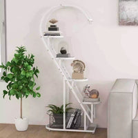 5 Tier Metal Plant Stand Heart-shaped Ladder Plant Shelf for Living Room(2 Pack)