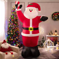 Inflatable Christmas Decoration Santa Claus Blow-up Xmas LED Lights Outdoor